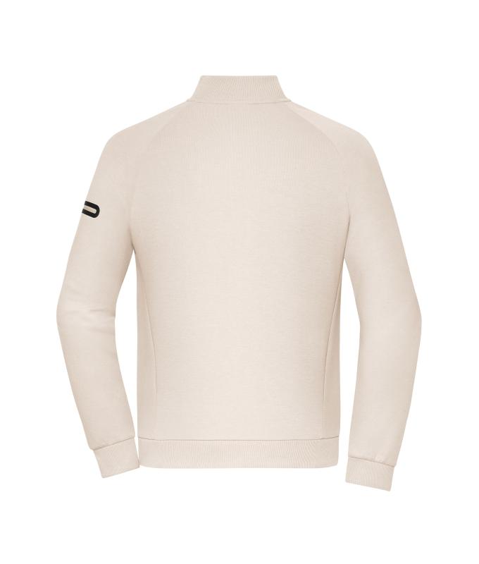 Men Men's Zip Jacket Interlock OCS Blended & RCS Sandstone 12012