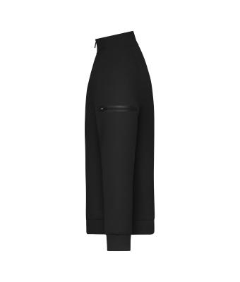 Homme Veste zippée pour hommes en interlock  OCS Blended & RCS Noir 12012
