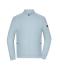 Homme Veste zippée pour hommes en interlock  OCS Blended & RCS Bleu-laiteux 12012