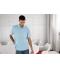 Homme Polo basique pour hommes   OCS Standard Rose-vif 8479