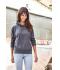 Femme Sweat-shirt à capuche femme Turquoise 8654