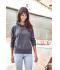 Femme Sweat-shirt à capuche femme Royal-chiné 8654