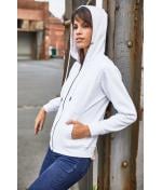 Ladies Ladies' Zip Hoody   OCS Blended & RCS Turquoise 8656
