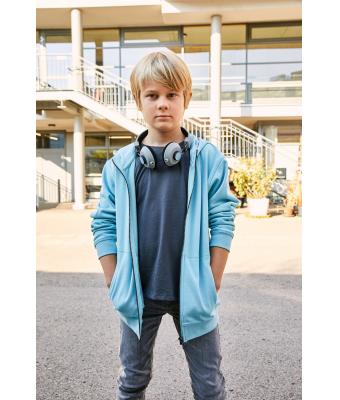 Kids Children's Zip Hoody   OCS Blended & RCS Grey-heather 8658