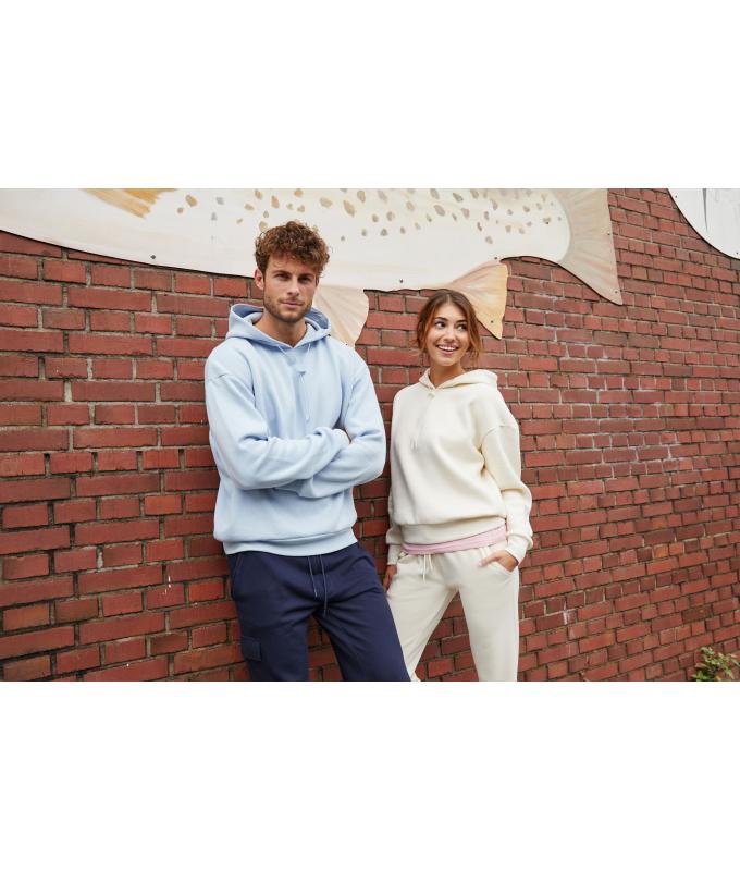 Men Men's Lounge Hoody OCS Blended & RCS Light-blue 10552