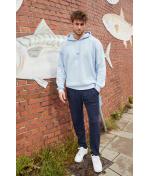 Men Men's Lounge Hoody OCS Blended & RCS Soft-grey 10552