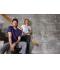 Herren Men's T-Shirt 1:1 Rib Deep-purple 11796