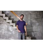 Men Men's T-shirt 1:1 Rib OCS Standard Deep-purple 11796