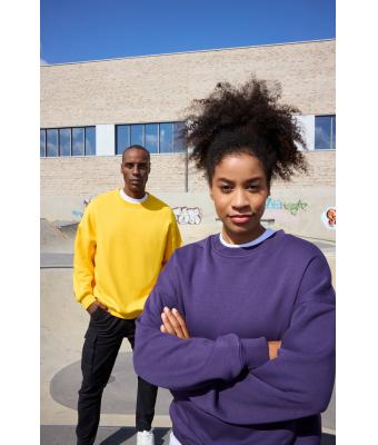 Unisexe Sweatshirt surdimensionné UNISEXE   OCS Blended & RCS Pourpre-foncé 11798