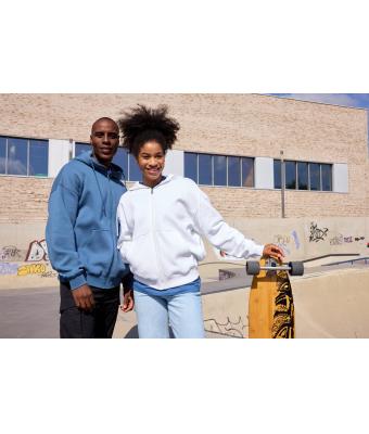 Unisex Oversized Hooded Jacket UNISEX   OCS Blended & RCS Stoffig-blauw 11808