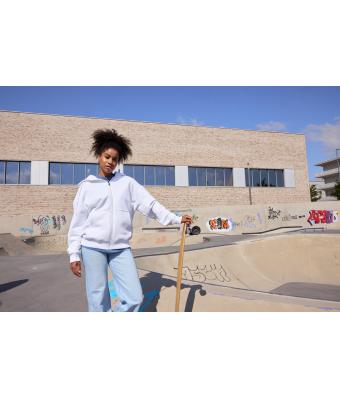 Unisex Oversized Hooded Jacket UNISEX   OCS Blended & RCS Deep-purple 11808