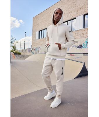 Men Men's Hoody Interlock   OCS Blended & RCS Milky-blue 11809