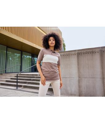 Unisexe Polo-shirt bloc de couleur UNISEXE   OCS Standard Marron-boueux/grès 11815