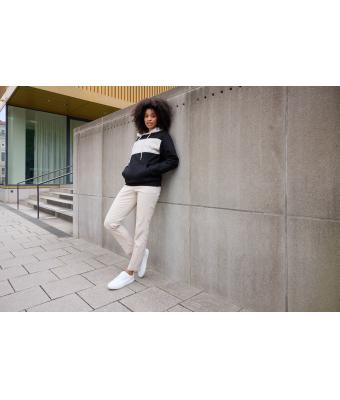 Unisex Sweat-Hoody colour-block UNISEX   OCS Blended & RCS Dusty-blue/sandstone 11811