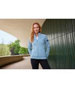 Dames Ladies' Zip Jacket Interlock OCS Blended & RCS Melkachtig-blauw 12011