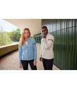 Ladies Ladies' Zip Jacket Interlock OCS Blended & RCS Milky-blue 12011