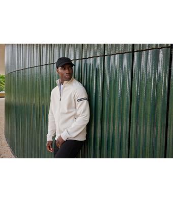 Herren Men's Zip Jacket Interlock  OCS Blended & RCS Sandstone 12012