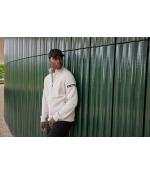 Men Men's Zip Jacket Interlock OCS Blended & RCS Sandstone 12012