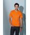 Unisexe T-shirt col V Vert-citron 7181