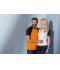 Homme T-shirt bicolore homme 160 g/m² Rouge/marine 7188