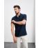 Herren Polo-Piqué Pocket Black 7204