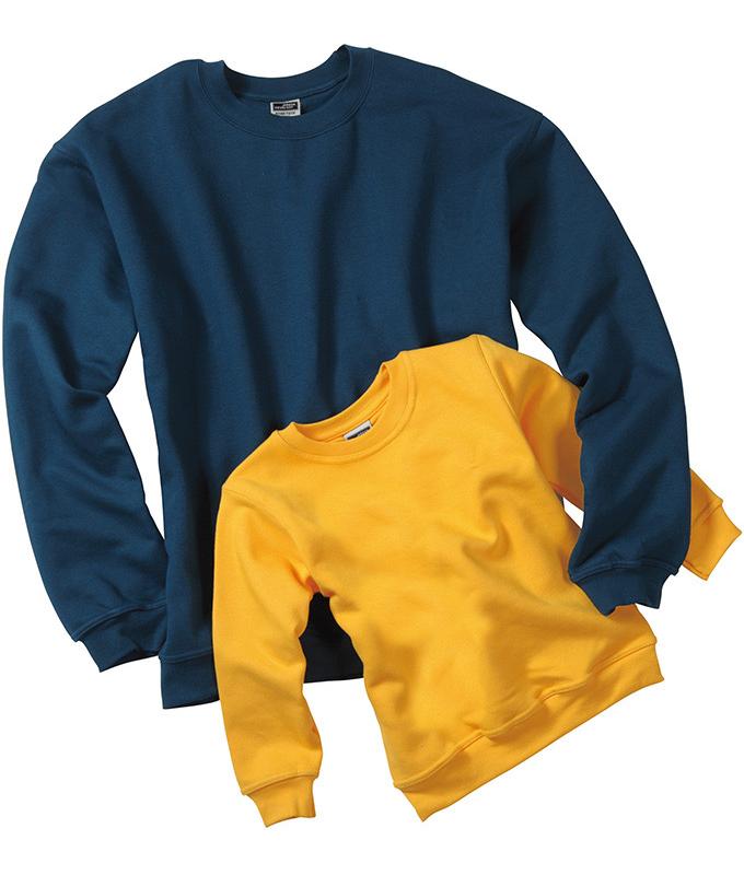 Enfant Sweat-shirt enfant col rond Turquoise 7210