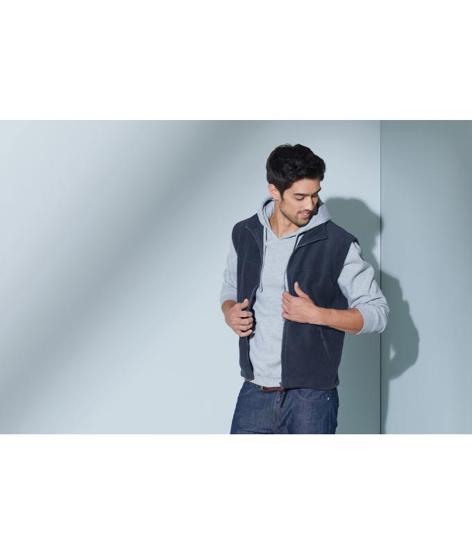 Unisex Fleece Vest Brown 7216