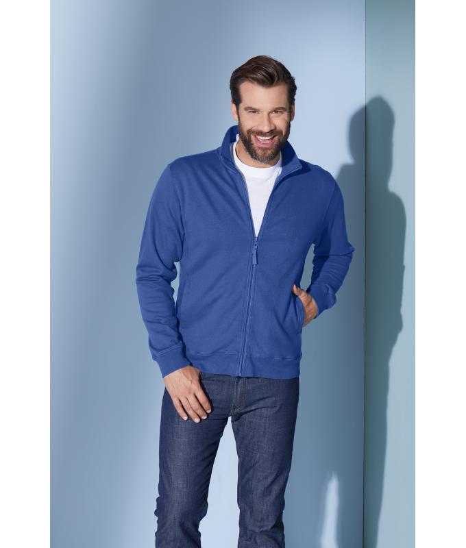 Unisexe Sweat-shirt zippé french-terry Marine 7230