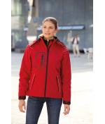 Damen Ladies' Winter Softshell Jacket Red 7260