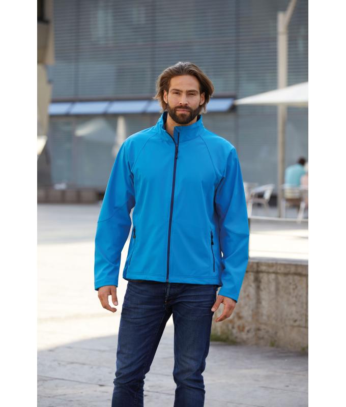 Homme Veste softshell homme Orange 7281