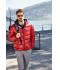 Homme Veste duvet à capuche homme Rouge/marine 8103