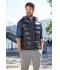 Men Men's Down Vest Blue/silver 8105