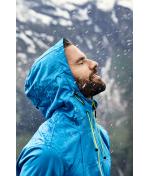 Men Men's Outdoor Jacket Spring-green/iron-grey 8281