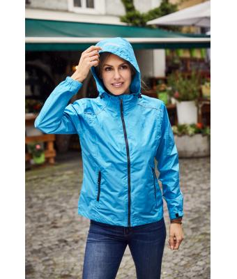 Ladies Ladies' Rain Jacket Spring-green/navy 8371