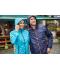 Femme Veste coupe-vent femme Turquoise/gris-fer 8371