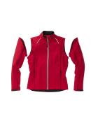 Damen Ladies' Zip-Off Softshell Jacket Iron-grey/green 8405