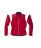 Damen Ladies' Zip-Off Softshell Jacket Red/black 8405