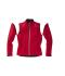 Femme Veste softshell 2 en 1 femme Noir/rouge 8405