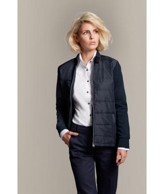 Dames Ladies' Hybrid Sweat Jacket Navy 8413