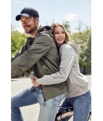 Femme Veste à capuche softshell femme Olive/camouflage 8614