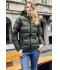 Damen Ladies' Hooded Down Jacket Blue/navy 8622