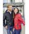 Dames Ladies' Padded Jacket Navy/zilver 10234