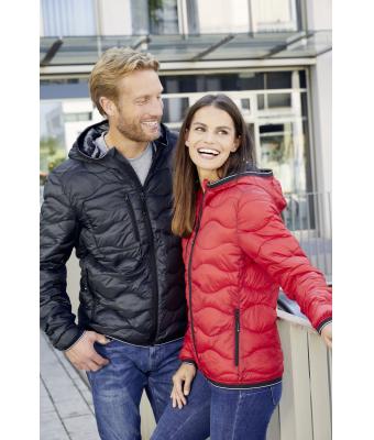 Damen Ladies' Padded Jacket Red/black 10234