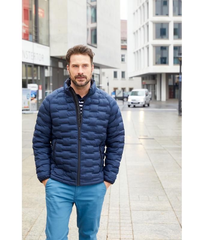 Men Men's Modern Padded Jacket Navy-matt 10466