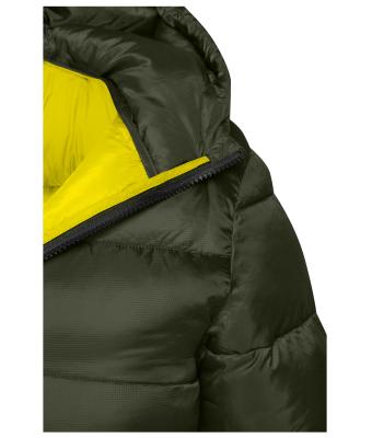 Herren Men's Padded Jacket   GRS Deep-forest/yellow 10468