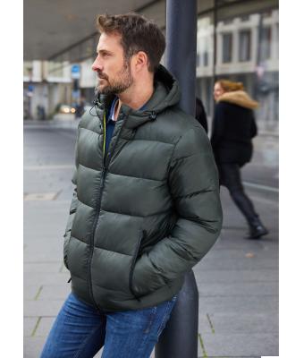 Herren Men's Padded Jacket   GRS Black/red 10468
