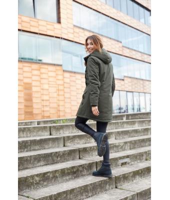 Femme Parka Business femme Olive-vert 10546