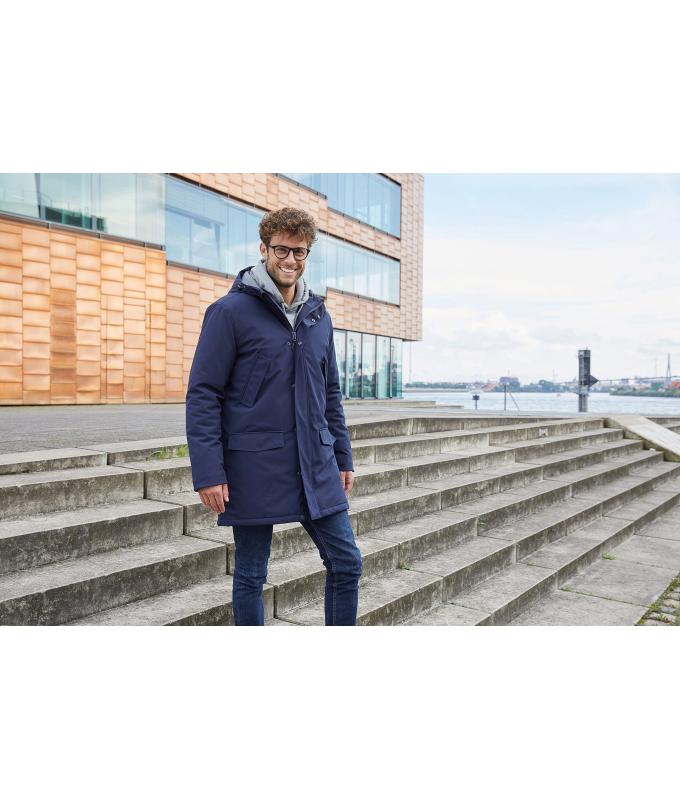 Homme Parka Business homme Olive-vert 10547