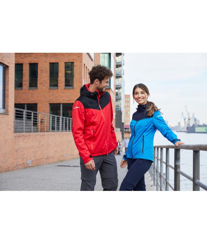 Men Men's Allweather Jacket Light-red/black/light-red 10550