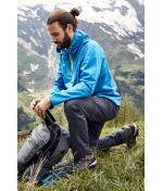Herren Men's Zip-Off Trekking Pants Bright-blue 8601